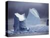 Grandidier Channel, Pleneau Island, Grounded Iceberg, Antarctica-Allan White-Stretched Canvas
