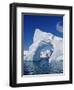 Grandidier Channel, Tourists Zodiac Cruising by Arched Iceberg Near Booth Island, Antarctica-Allan White-Framed Photographic Print