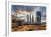 Grandiose Construction in Dubai, the United Arab Emirates-balaikin2009-Framed Photographic Print