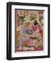 Grandma and 10 cats in the bedroom-Linda Benton-Framed Premium Giclee Print