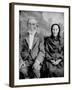 Grandma and Grandpa in a Tintype Portrait, Ca. 1870s-null-Framed Photographic Print