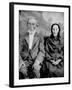 Grandma and Grandpa in a Tintype Portrait, Ca. 1870s-null-Framed Photographic Print