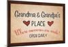 Grandma and Grandpa's Place-null-Mounted Poster