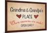 Grandma and Grandpa's Place-null-Mounted Poster