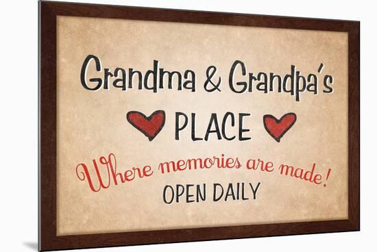 Grandma and Grandpa's Place-null-Mounted Art Print