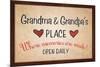 Grandma and Grandpa's Place-null-Mounted Art Print