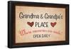 Grandma and Grandpa's Place-null-Framed Poster