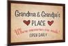 Grandma and Grandpa's Place-null-Mounted Poster