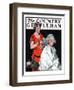 "Grandma Bobs Her Hair," Country Gentleman Cover, May 9, 1925-William Meade Prince-Framed Giclee Print