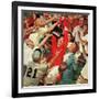 "Grandma Catches Fly-ball," April 23, 1960-Richard Sargent-Framed Giclee Print