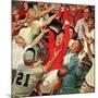 "Grandma Catches Fly-ball," April 23, 1960-Richard Sargent-Mounted Giclee Print