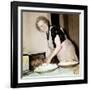 Grandma Cooks in the Kitchen, Ca. 1952-null-Framed Photographic Print