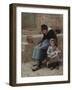 Grandma's Comfort, 1883 (Oil on Canvas)-Frederick Brown-Framed Giclee Print