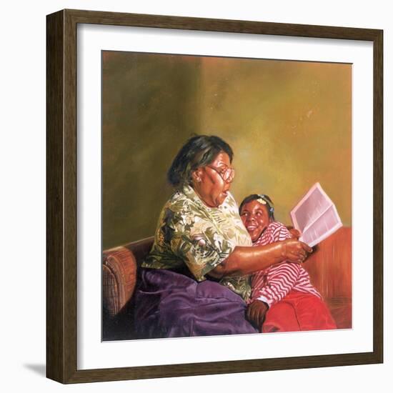 Grandma's Love, 1995-Colin Bootman-Framed Giclee Print