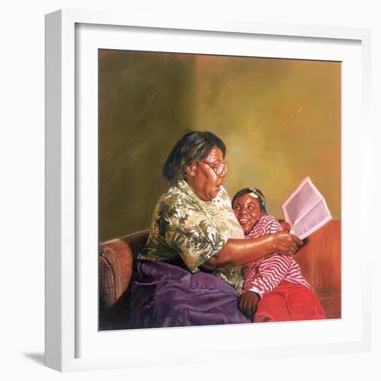 Grandma's Love, 1995-Colin Bootman-Framed Giclee Print