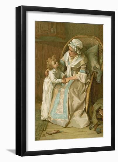 Grandma's Stories-John Lawson-Framed Giclee Print