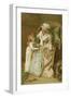 Grandma's Stories-John Lawson-Framed Giclee Print