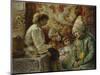 Grandma with Kids (Grandmother's Fairy Tal), 1882-Konstantin Yegorovich Makovsky-Mounted Giclee Print