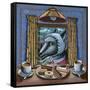 Grandma-PJ Crook-Framed Stretched Canvas