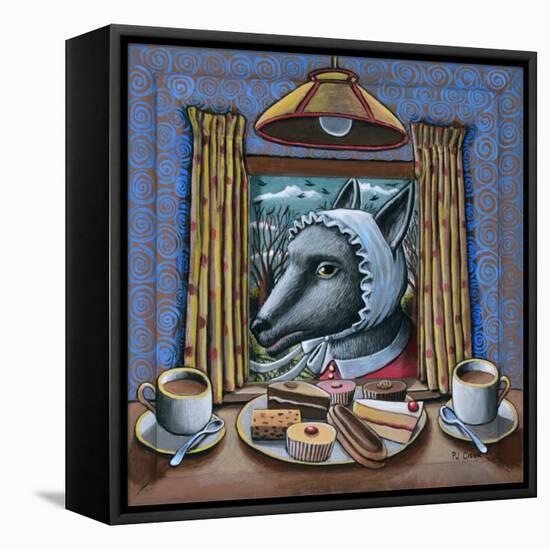 Grandma-PJ Crook-Framed Stretched Canvas