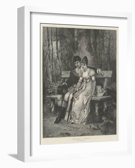 Grandmamma's Courtship-Robert Julius Beyschlag-Framed Giclee Print