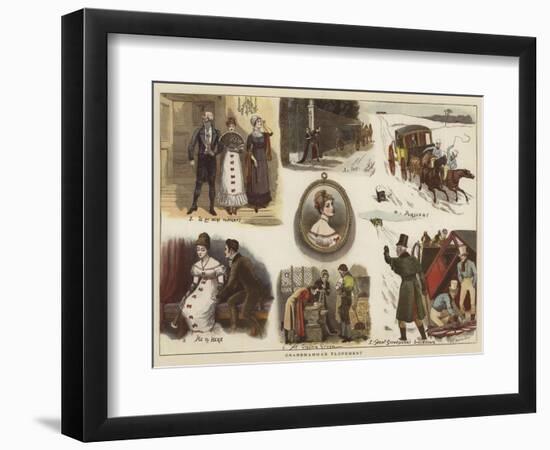 Grandmamma's Elopement-John Charles Dollman-Framed Giclee Print