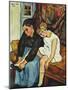 Grandmere Chaussant Une Fillette, 1931-Suzanne Valadon-Mounted Giclee Print