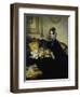 Grandmother and Grand-Daughter, 1863-Julius Scholtz-Framed Giclee Print