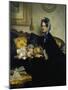 Grandmother and Grand-Daughter, 1863-Julius Scholtz-Mounted Giclee Print