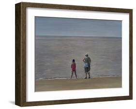 Grandmother and Granddaughter, Burnham-On-Sea, 2006-Peter Breeden-Framed Giclee Print