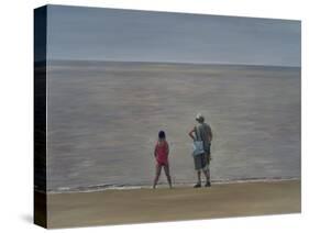 Grandmother and Granddaughter, Burnham-On-Sea, 2006-Peter Breeden-Stretched Canvas