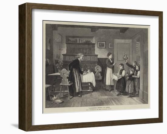 Grandmother's Birthday-Hubert Salentin-Framed Giclee Print
