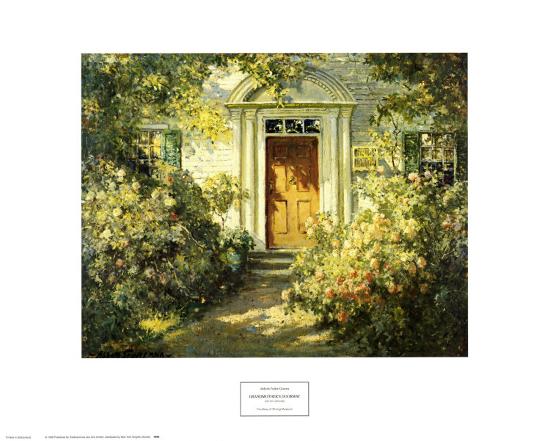 Grandmother's Doorway-Abbott Fuller Graves-Lamina Framed Art Print