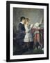 Grandmother's Lessons, 1880-1881-Silvestro Lega-Framed Giclee Print