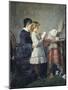 Grandmother's Lessons, 1880-1881-Silvestro Lega-Mounted Giclee Print