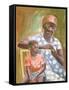 Grandmother's Love, 1995-Carlton Murrell-Framed Stretched Canvas