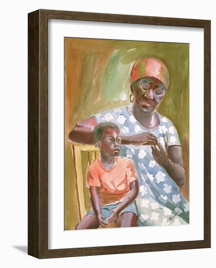 Grandmother's Love, 1995-Carlton Murrell-Framed Giclee Print