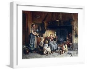 Grandmother's Story-Pietro Saltini-Framed Giclee Print