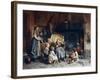 Grandmother's Story-Pietro Saltini-Framed Giclee Print