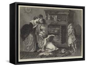 Grandmother's Treasures-William Holyoake-Framed Stretched Canvas