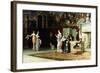 Grandmother's Visit, 1881-Francesco Vinea-Framed Giclee Print