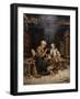 Grandmother tells a fairytale, 1854-Fritz Thaulow-Framed Giclee Print