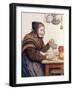 Grandmother with Coffee, 1904-Albert Anker-Framed Giclee Print