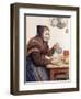 Grandmother with Coffee, 1904-Albert Anker-Framed Giclee Print