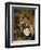 Grandmother with Three Granddaughters-Ferdinand Georg Waldmüller-Framed Giclee Print