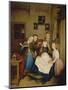 Grandmother with Three Granddaughters-Ferdinand Georg Waldmüller-Mounted Giclee Print