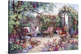 Grandmothers Flower Garden-Barbara Mock-Stretched Canvas