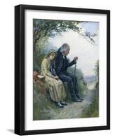 Grandpa's Favourite-Harold Copping-Framed Giclee Print