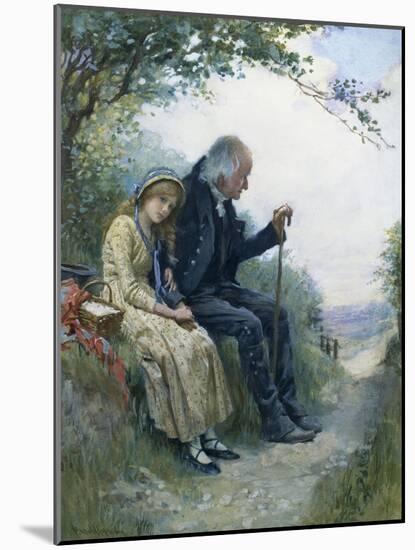 Grandpa's Favourite-Harold Copping-Mounted Giclee Print