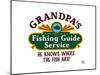 Grandpa's Fishing Guide Service-Mark Frost-Mounted Giclee Print